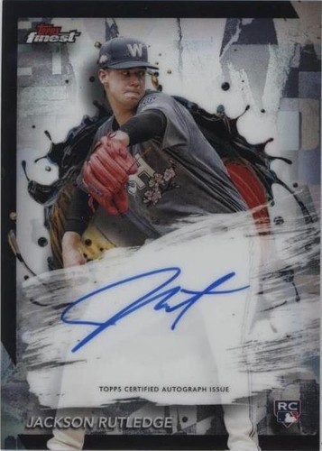 2024 Topps Finest - Jackson Rutledge #FA-JRU