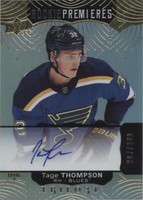 2017-18 Upper Deck Trilogy - Tage Thompson #105
