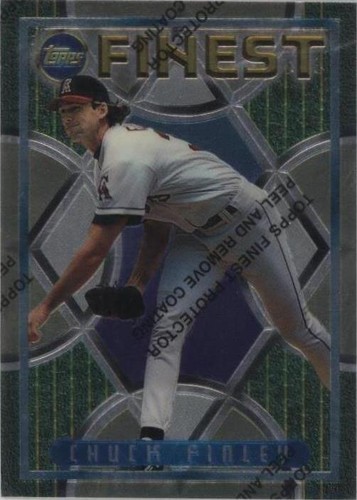 1995 Topps Finest - Chuck Finley #87
