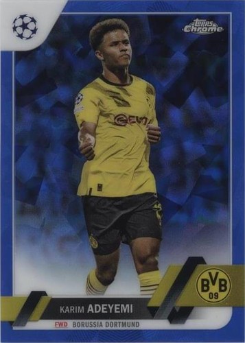 2022-23 Topps Chrome Sapphire Edition UEFA Club Competitions Karim Adeyemi #122