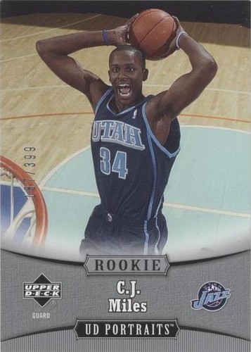 2005-06 Upper Deck Portraits - C.J. Miles #105