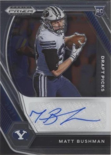 2021 Panini Prizm Draft Picks Matt Bushman #DPA-MAT