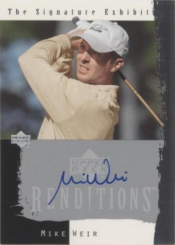 2003 Upper Deck Renditions - Mike Weir #MW