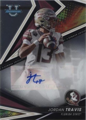 2022-23 Bowman's Best University Jordan Travis #BA-JT