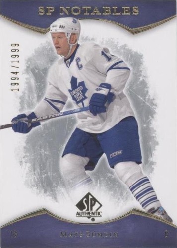 2007-08 SP Authentic - Mats Sundin #105