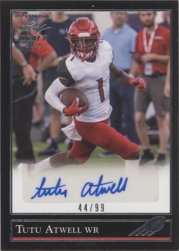 2021 Leaf Ultimate Draft Tutu Atwell #BG-TA1