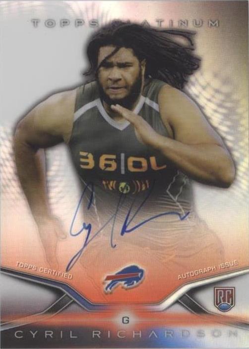 2014 Topps Platinum Cyril Richardson #62