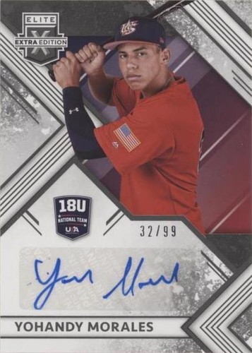 2018 Panini Elite Extra Edition - Yohandy Morales #18U-YM