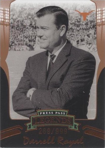 2006 Press Pass Legends Darrell Royal #B89