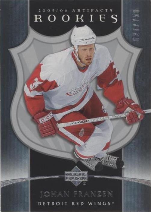2005-06 Upper Deck Artifacts - Johan Franzen #239