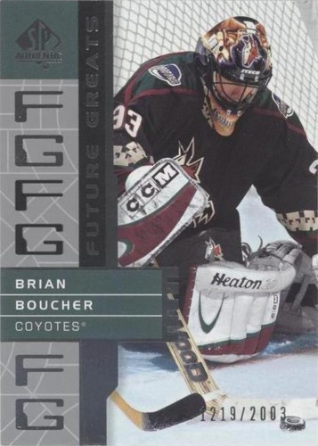 2002-03 SP Authentic - Brian Boucher #128