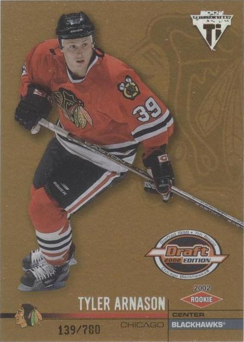 2001-02 Pacific Private Stock Titanium Draft Edition - Tyler Arnason #114
