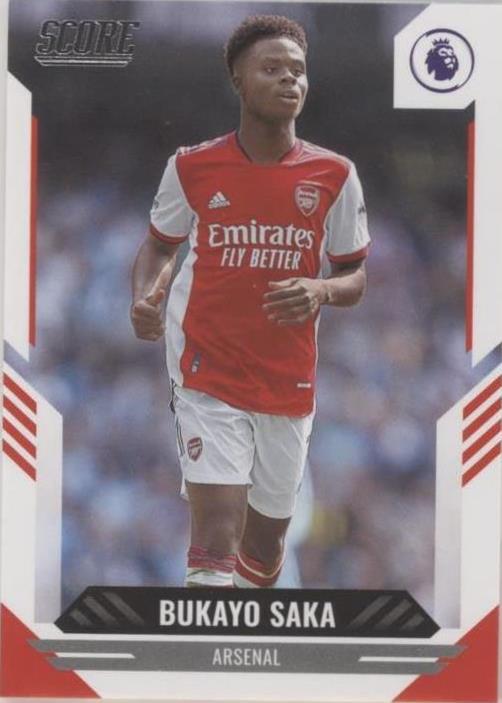 2021-22 Panini Score Premier League Bukayo Saka #196