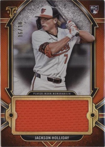 2024 Topps Triple Threads - Jackson Holliday #SJR-HOL