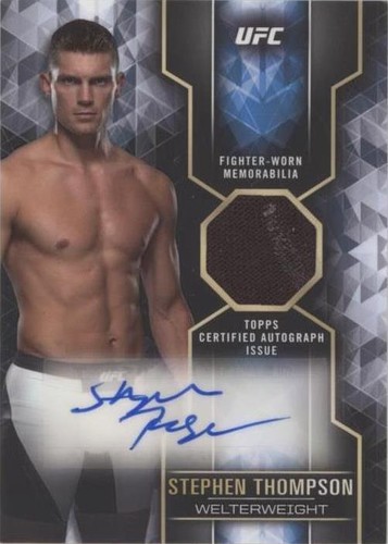 2017 Topps UFC Knockout - Stephen Thompson #KAR-ST