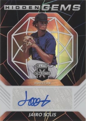 2021 Panini Elite Extra Edition - Jairo Solis #HG-JS