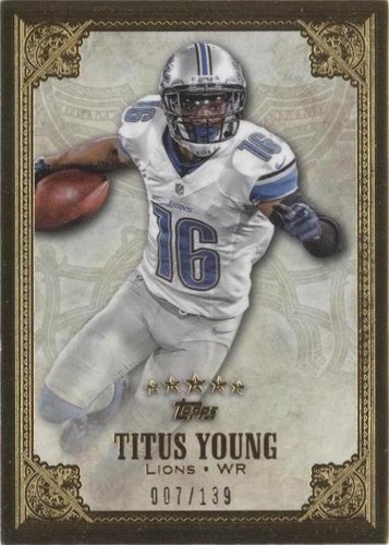 2012 Topps Five Star Titus Young #11