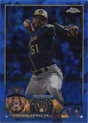 2023 Topps Chrome Sapphire Edition - Freddy Peralta #353