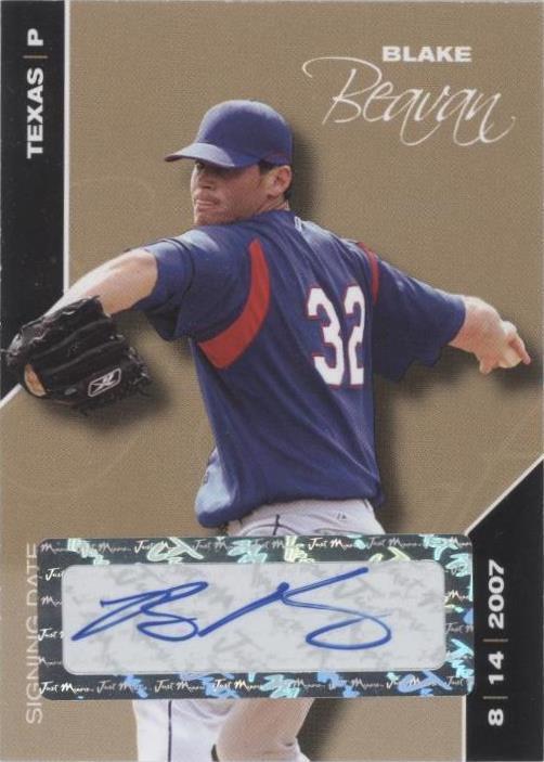 2008 Just Minors Signing Date - Blake Beavan #102