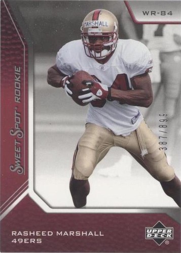 2005 Upper Deck Sweet Spot Rasheed Marshall #120