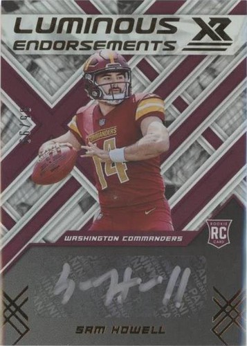 2022 Panini XR Sam Howell #LUM-SH