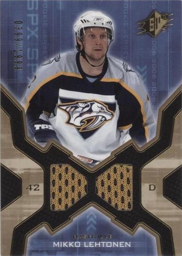 2006-07 SPx - Mikko Lehtonen #162