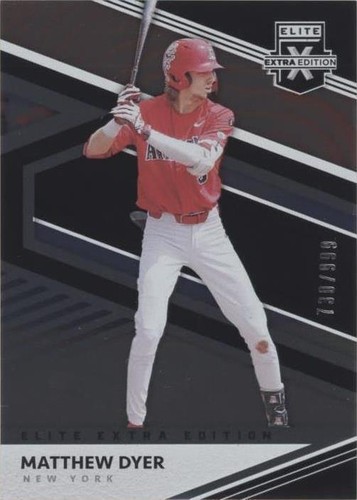 2020 Panini Elite Extra Edition - Matthew Dyer #127