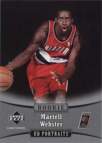 2005-06 Upper Deck Portraits - Martell Webster #127