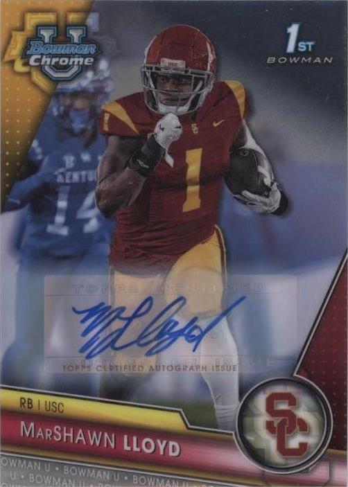 2023 Bowman University Chrome Marshawn Lloyd #107