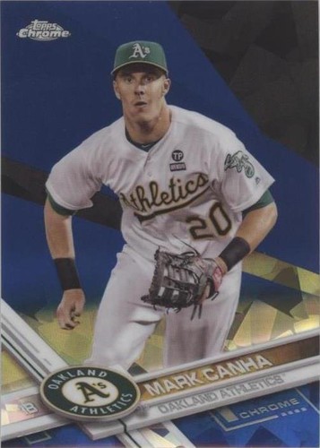 2017 Topps Chrome Sapphire Edition - Mark Canha #369