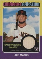 Luis Matos Trading Cards