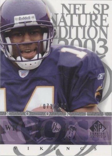 2003 SP Signature Edition Nate Burleson #177