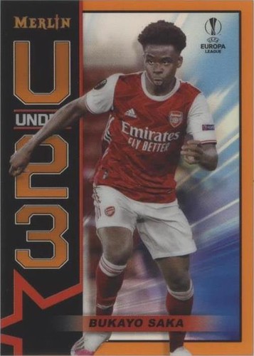 2020-21 Topps Merlin Collection Chrome UCL Bukayo Saka #U23-BS