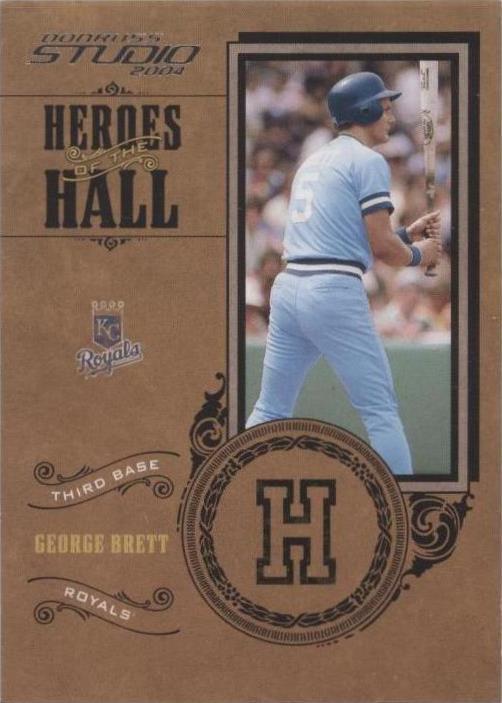 2004 Donruss Studio - Джордж Бретт #HH-4