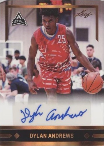 2021-22 Leaf Memories - Dylan Andrews #GLR-DA1