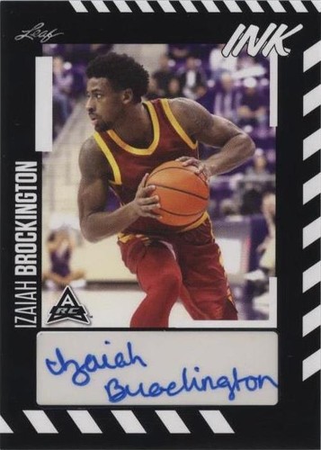 2023-24 Leaf Ink - Izaiah Brockington #BA-IB1