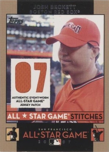 2007 Topps Updates & Highlights - Josh Beckett #ASJB