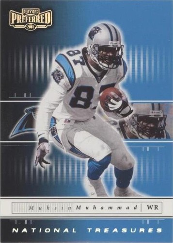 2001 Playoff Preferred Muhsin Muhammad #58