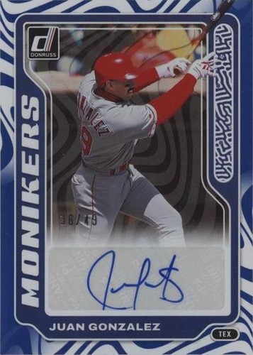 2023 Panini Donruss - Juan González #M-JG