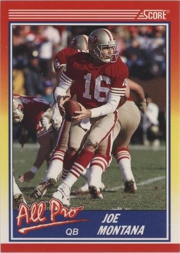 1990 Score Joe Montana #582