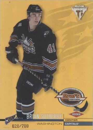 2001-02 Pacific Private Stock Titanium Draft Edition - Brian Sutherby #172