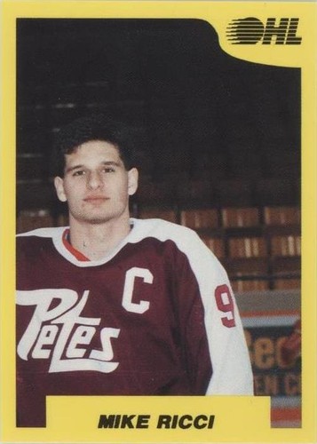 1989-90 7th Inning Sketch OHL - Mike Ricci #183