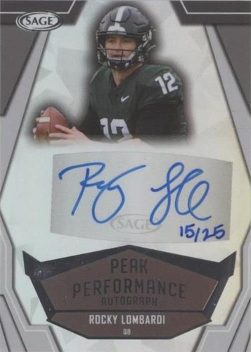 2023 SAGE Low Series Rocky Lombardi #PKA-RL