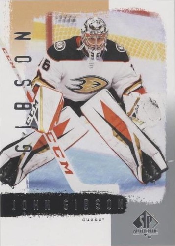 2020-21 SP Authentic - John Gibson #R63