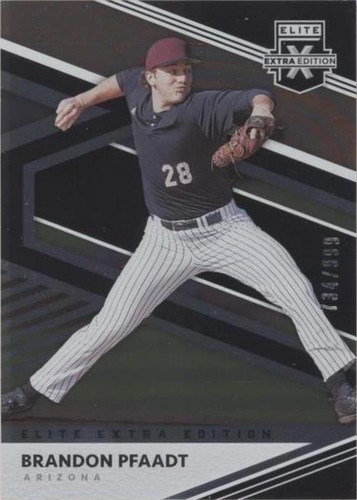 2020 Panini Elite Extra Edition - Brandon Pfaadt #156