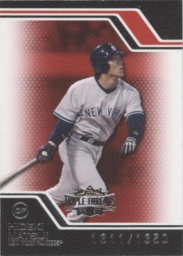 HIDEKI MATSUI TRIPLE THREADS LIMITED EDITION AUTHENTIC