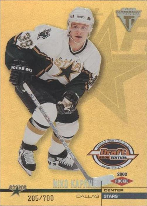 2001-02 Pacific Private Stock Titanium Draft Edition - Niko Kapanen #124