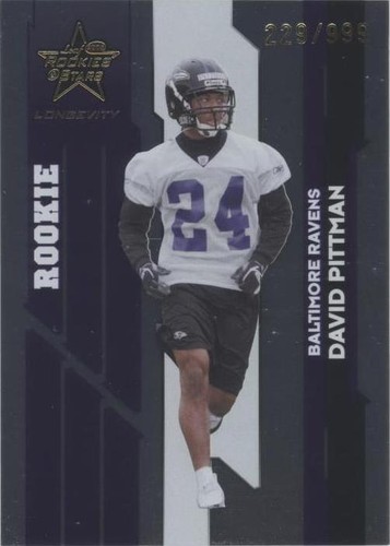 2006 Leaf Rookies & Stars Longevity David Pittman #170