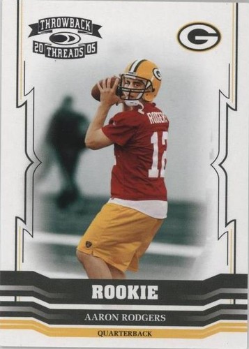 2005 Donruss Throwback Threads Aaron Rodgers #192