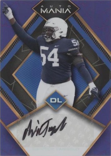 2022 Wild Card Auto Mania Derrick Tangelo #AM-D9